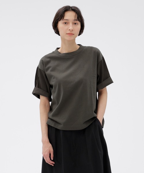 MHL. 長袖カットソー カーキ 新品タグ付き マーガレットハウエル ロンT MARGARET HOWELL｜マーガレット・ハウエルのTシャツ/カットソー