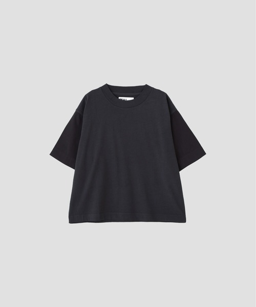 MHL.(エムエイチエル)の「GARMENT DYED COTTON JERSEY(Tシャツ/カットソー・レディース・ホワイト/グレー/ダークグリーン・2)」の9枚目の写真