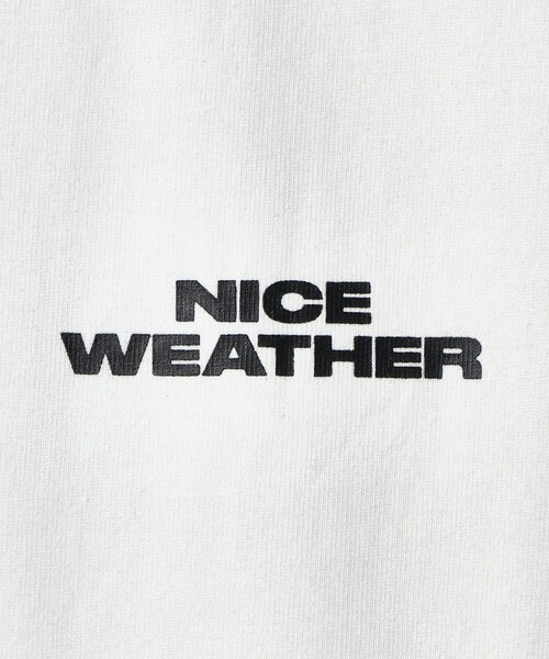 NICE WEATHER(ナイスウェザー)の「<NICE WEATHER>ロゴ スリーブレスTシャツ(シャツ/ブラウス・メンズ・ホワイト/ブラック・L/M)」の4枚目の写真