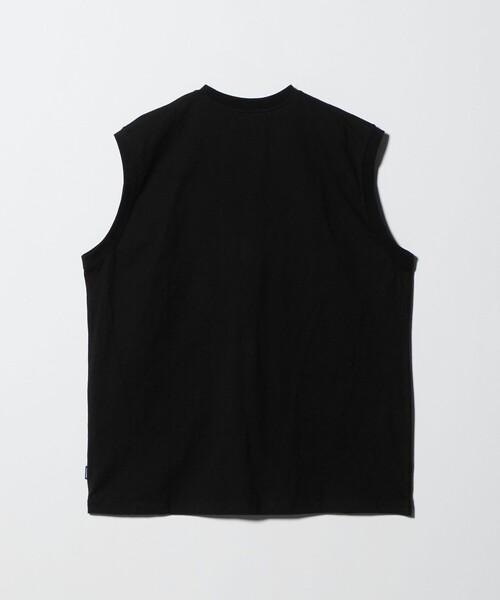 NICE WEATHER(ナイスウェザー)の「<NICE WEATHER>ロゴ スリーブレスTシャツ(シャツ/ブラウス・メンズ・ホワイト/ブラック・L/M)」の6枚目の写真