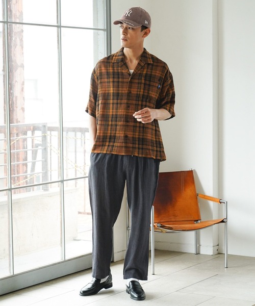 BAYFLOW（ベイフロー）の「リネンレーヨンイージーパンツ（その他パンツ・メンズ・ナチュラル/オレンジ/チャコール/その他1・MEDIUM/LARGE）」の10枚目の写真