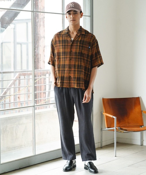 BAYFLOW（ベイフロー）の「リネンレーヨンイージーパンツ（その他パンツ・メンズ・ナチュラル/オレンジ/チャコール/その他1・MEDIUM/LARGE）」の9枚目の写真