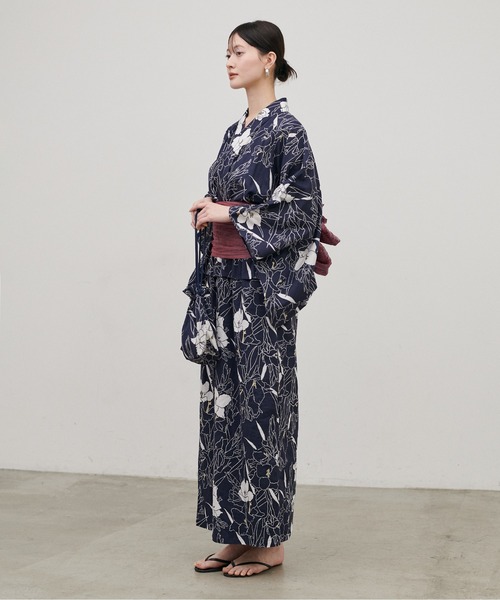 LARUTA（ラルータ）の「【LARUTA】ラメしわ兵児帯（和装小物・レディース・マスタード/ブラック/レッド/ネイビー/ブラウン・FREE）」の18枚目の写真