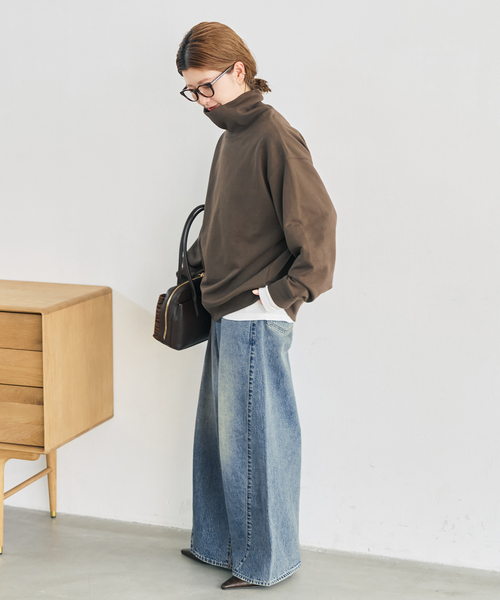 Spick & Span(スピックアンドスパン)の「《追加》LEVI'S(R) 別注 SMU SUPER BAGGY BARREL(デニムパンツ・レディース・ブルー・23/24/25/26/27/28)」の12枚目の写真