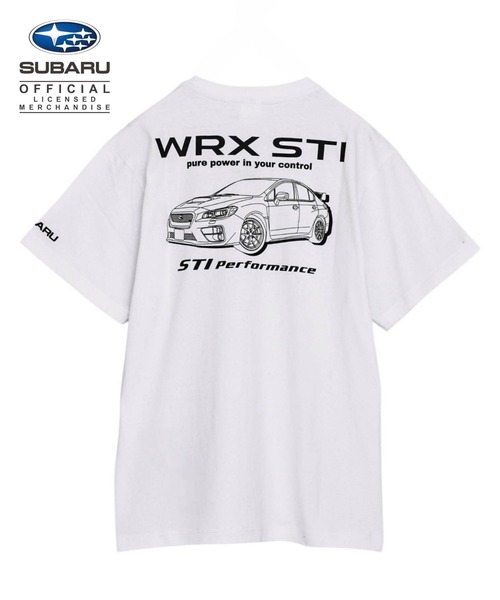 scene(シーン)の「SUBARU スバル WRX STI 半袖 Tシャツ(Tシャツ/カットソー・メンズ・ホワイト/ブラック・L/M/LL)」の1枚目の写真
