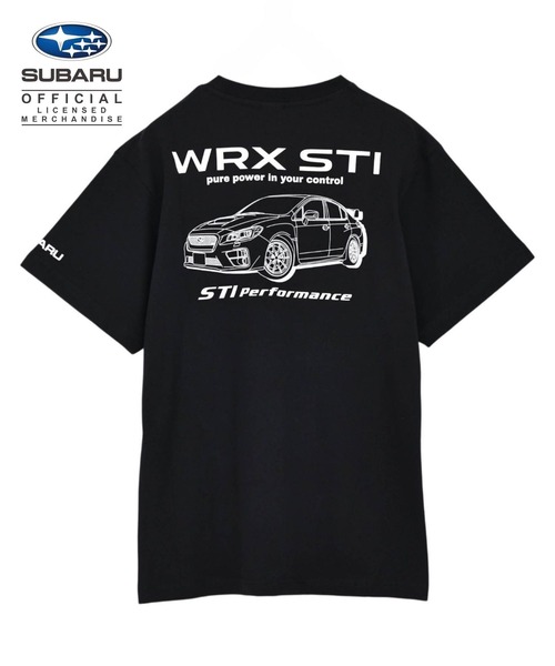 scene(シーン)の「SUBARU スバル WRX STI 半袖 Tシャツ(Tシャツ/カットソー・メンズ・ホワイト/ブラック・L/M/LL)」の2枚目の写真