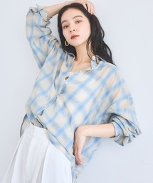 BARNYARDSTORM | シアーチェックシャツ / JAPAN FABRIC【WEB限定カラー】(シャツ/ブラウス)