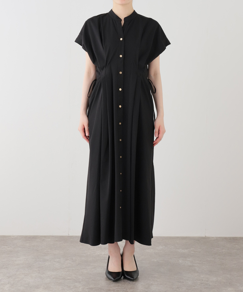 La TOTALITE（ラトータリテ）の「【洗える】フレンチタックシャツワンピース（ワンピース・レディース・ベージュ/ブラック・38/36）」の15枚目の写真