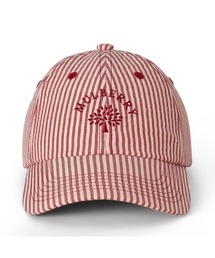 Mulberry（マルベリー）の「マルベリーツリー ベースボールキャップ - ストライプ Mulberry Tree Baseball Cap - Striped（キャップ）」