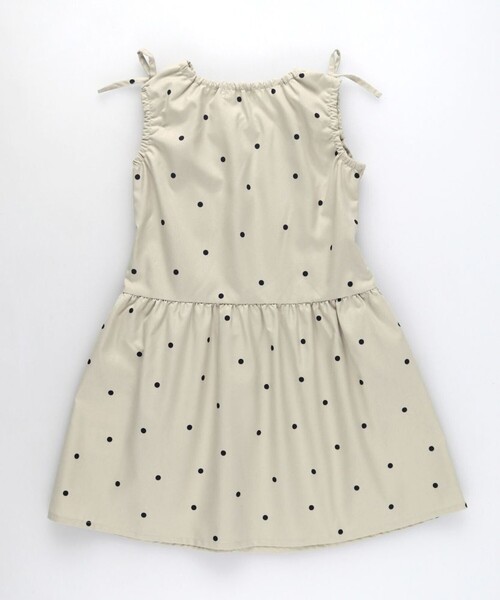 BRANSHES（ブランシェス）の「【接触冷感】シャーリングワンピース（ワンピース・キッズ・チャコールグレー/ベージュ・150/130/120/110/90/80/140/100）」の13枚目の写真