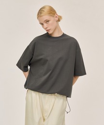FUNCTIONAL ONE SIDE DRAWCORD TEE / ファンクショナルワンサイドドローコードT