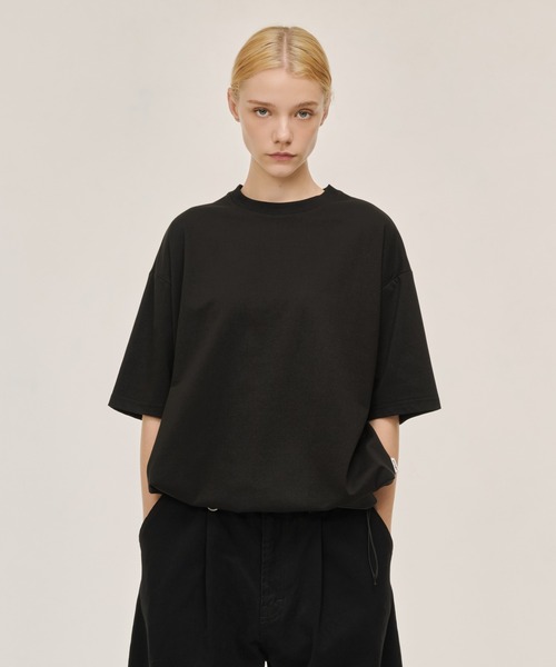 WETTEMPT（ウィテンプト）の「FUNCTIONAL ONE SIDE DRAWCORD TEE / ファンクショナルワンサイドドローコードT（Tシャツ/カットソー・メンズ・ブラック/チャコールグレー・LARGE/MEDIUM/SMALL）」の7枚目の写真