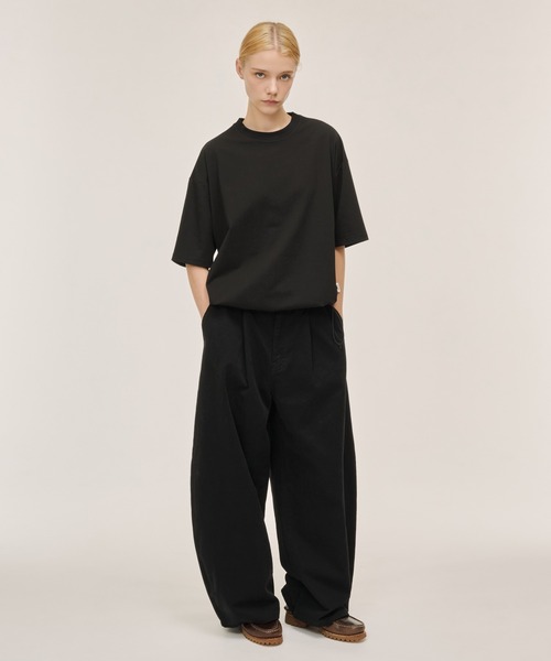 WETTEMPT（ウィテンプト）の「FUNCTIONAL ONE SIDE DRAWCORD TEE / ファンクショナルワンサイドドローコードT（Tシャツ/カットソー・メンズ・ブラック/チャコールグレー・LARGE/MEDIUM/SMALL）」の10枚目の写真
