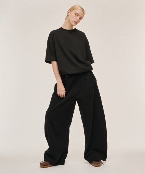 WETTEMPT（ウィテンプト）の「FUNCTIONAL ONE SIDE DRAWCORD TEE / ファンクショナルワンサイドドローコードT（Tシャツ/カットソー・メンズ・ブラック/チャコールグレー・LARGE/MEDIUM/SMALL）」の17枚目の写真