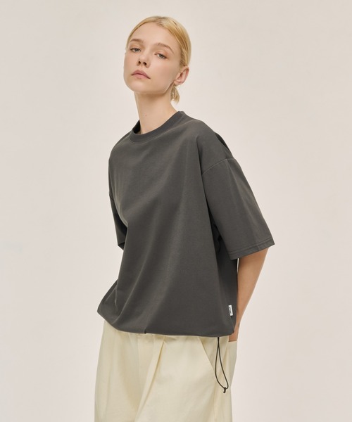 WETTEMPT（ウィテンプト）の「FUNCTIONAL ONE SIDE DRAWCORD TEE / ファンクショナルワンサイドドローコードT（Tシャツ/カットソー・メンズ・ブラック/チャコールグレー・LARGE/MEDIUM/SMALL）」の21枚目の写真