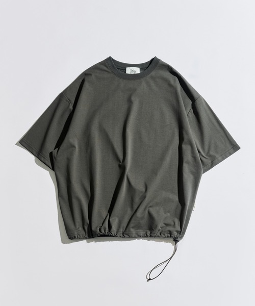WETTEMPT（ウィテンプト）の「FUNCTIONAL ONE SIDE DRAWCORD TEE / ファンクショナルワンサイドドローコードT（Tシャツ/カットソー・メンズ・ブラック/チャコールグレー・LARGE/MEDIUM/SMALL）」の18枚目の写真