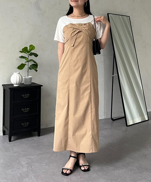 prose verse（プロズヴェール）の「ビスチェドッキングワンピース（ワンピース・レディース・ブラック/オフホワイト・LARGE/MEDIUM/TL/PL/PM）」の19枚目の写真