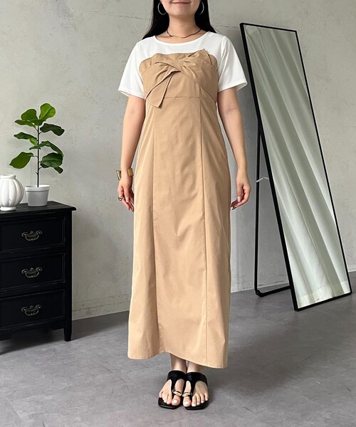 prose verse（プロズヴェール）の「ビスチェドッキングワンピース（ワンピース・レディース・ブラック/オフホワイト・LARGE/MEDIUM/TL/PL/PM）」の11枚目の写真