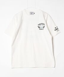 VANSON（ヴァンソン）の「ワンポイント半袖Tシャツ（Tシャツ/カットソー）」