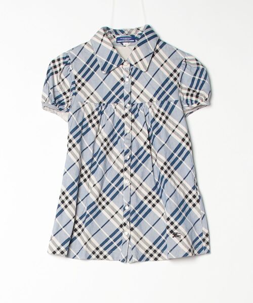 BURBERRY BLUE LABEL 半袖 シャツ ブラウス 38 ブランド古着】半袖ブラウス（シャツ/ブラウス）｜BURBERRY BLUE LABEL
