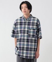 バリエーションチェック半袖シャツ