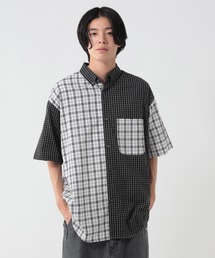 バリエーションチェック半袖シャツ