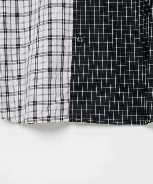 GEORGE'S(ジョージズ)の「バリエーションチェック半袖シャツ(Tシャツ/カットソー・メンズ・ネイビー/ブラック/パープル・MEDIUM/LARGE)」の11枚目の写真