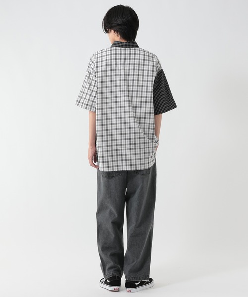 GEORGE'S(ジョージズ)の「バリエーションチェック半袖シャツ(Tシャツ/カットソー・メンズ・ネイビー/ブラック/パープル・MEDIUM/LARGE)」の21枚目の写真