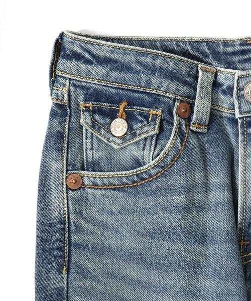 EDWIN(エドウィン)の「EDWIN(エドウィン)00s CRAFT STICH FLARE/デニムフレアパンツ(デニムパンツ・レディース・ライトインディゴブルー/ブラック系その他/ダークインディゴブルー・M/S/XS/L)」の22枚目の写真