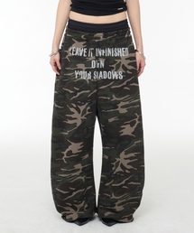 Camo Boxer Layered 2way Jogger - Khaki