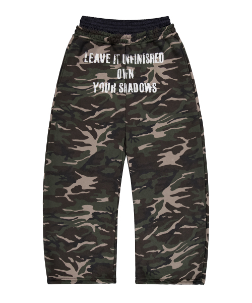 ROCKCAKE（ロックケーキ）の「Camo Boxer Layered 2way Jogger - Khaki（スウェットパンツ・レディース・その他・X-SMALL/SMALL）」の2枚目の写真
