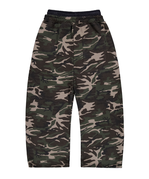 ROCKCAKE（ロックケーキ）の「Camo Boxer Layered 2way Jogger - Khaki（スウェットパンツ・レディース・その他・X-SMALL/SMALL）」の3枚目の写真