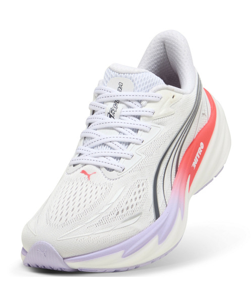 PUMA(プーマ)の「PUMA プーマ ウィメンズ ヴェロシティ ニトロ 5 ランニングシューズ(スニーカー・レディース・ホワイト×レッド/セージグリーン/ブラック×ホワイト/レッド系その他3/ラベンダー・23.0cm/23.5cm/24.0cm/22.5cm/22.0cm/24.5cm/25.0cm/25.5cm)」の10枚目の写真