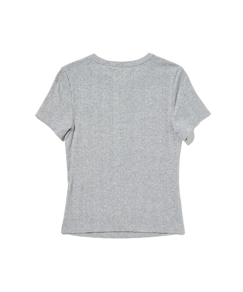 Levi's(リーバイス)の「Levi's/リーバイス DRY GOODS ポインテール ショートスリーブ ヘンリーネックTシャツ(Tシャツ/カットソー・レディース・グレー・XS/S/M)」の5枚目の写真