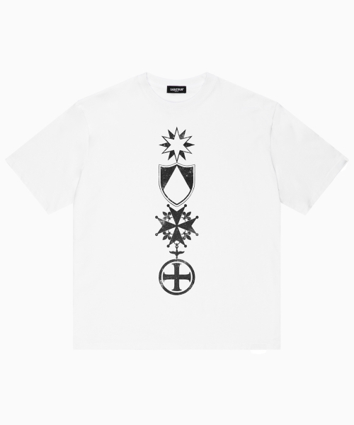 SAINTPAIN(セイントペイン)の「SP ヘビーウェイトシンボリズム半袖Tシャツホワイト(Tシャツ/カットソー・レディース・その他・MEDIUM/LARGE)」の1枚目の写真