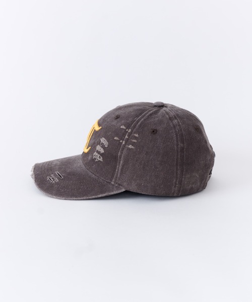 WEGO（ウィゴー）の「WEGO/ダメージロゴ刺繍キャップ（キャップ・レディース・スミクロ/ブラウン/レッド・FREE）」の13枚目の写真