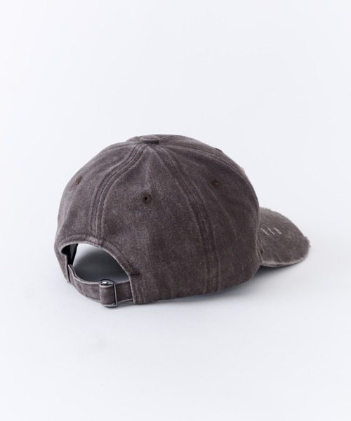 WEGO（ウィゴー）の「WEGO/ダメージロゴ刺繍キャップ（キャップ・レディース・スミクロ/ブラウン/レッド・FREE）」の15枚目の写真