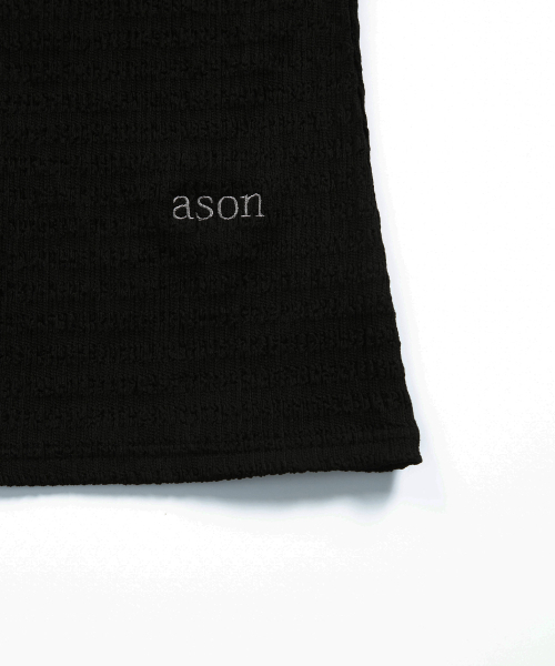 ASON（アズオン）の「COVE RIBBON TOP / BLACK（その他トップス・レディース・その他・FREE）」の5枚目の写真