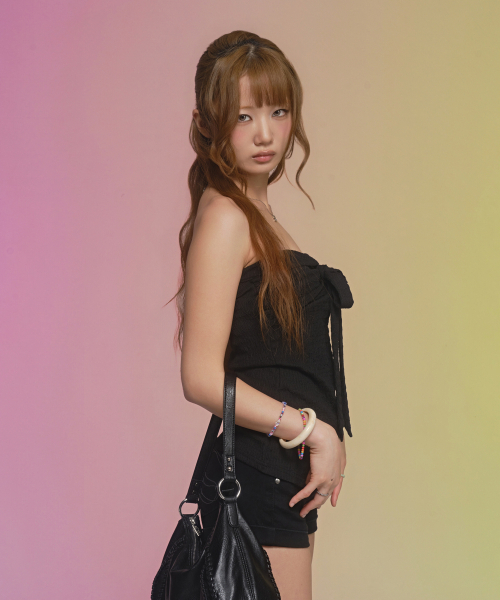 ASON（アズオン）の「COVE RIBBON TOP / BLACK（その他トップス・レディース・その他・FREE）」の7枚目の写真
