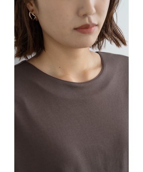 M.deux(エムドゥ)の「セットアップライクカットワンピース(ワンピース・レディース・ブラック/ブラウン・MEDIUM)」の12枚目の写真