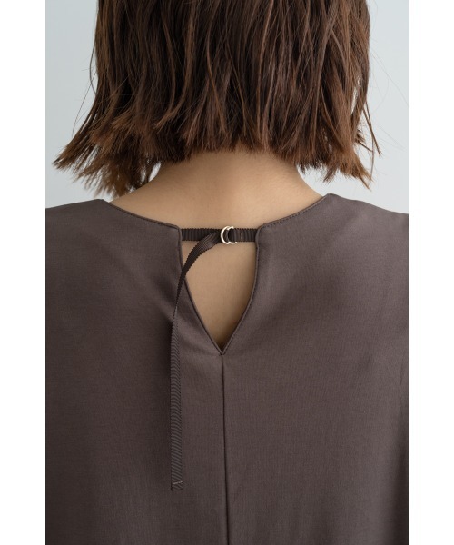 M.deux(エムドゥ)の「セットアップライクカットワンピース(ワンピース・レディース・ブラック/ブラウン・MEDIUM)」の14枚目の写真
