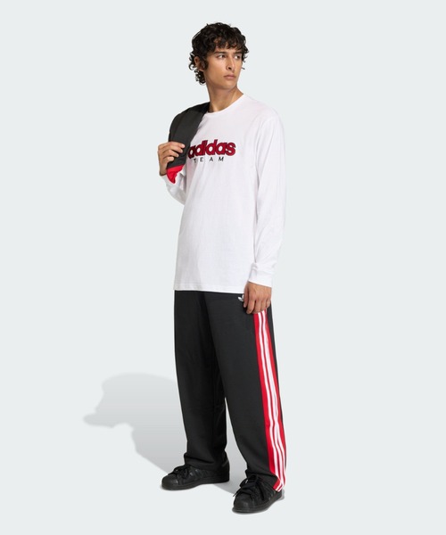 adidas(アディダス)の「GFX T / ロンT / アディダスオリジナルス adidas Originals(Tシャツ/カットソー・メンズ・ホワイト・XX-LARGE/SMALL/LARGE/MEDIUM/3XL/X-LARGE/X-SMALL)」の3枚目の写真