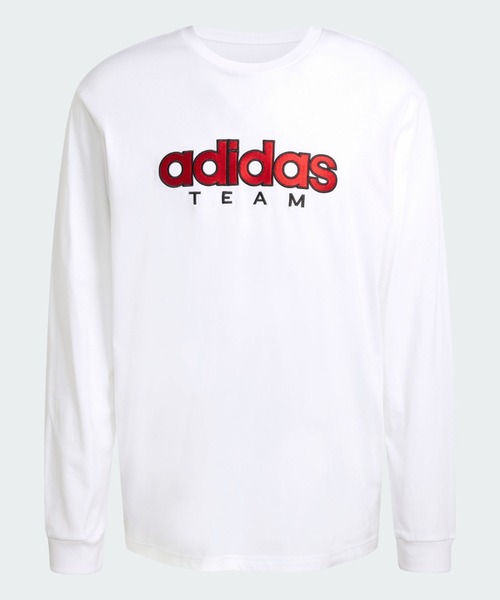 adidas(アディダス)の「GFX T / ロンT / アディダスオリジナルス adidas Originals(Tシャツ/カットソー・メンズ・ホワイト・XX-LARGE/SMALL/LARGE/MEDIUM/3XL/X-LARGE/X-SMALL)」の6枚目の写真