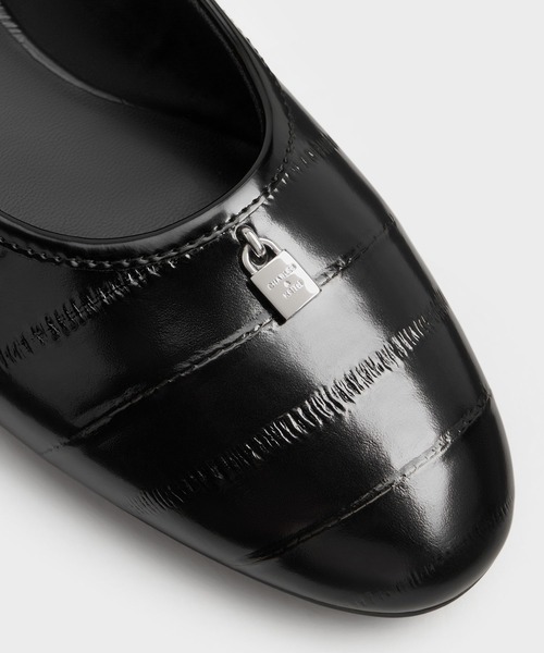 CHARLES & KEITH（チャールズ & キース）の「Griselda グリゼルダ バレエ フラット（バレエシューズ・レディース・ブラック系その他4/ホワイト系その他3・25cm/24.5cm/23.5cm/23cm/22.5cm）」の3枚目の写真