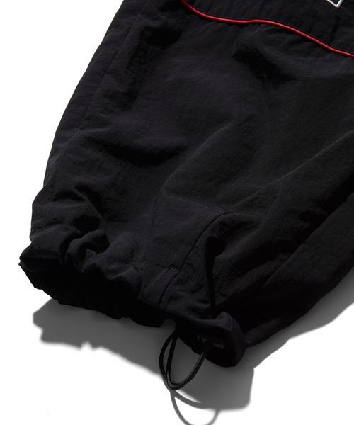 X-girl(エックスガール)の「LOGO AND STAR WIDE LEG TRACK PANTS(その他パンツ・レディース・ブラック/オフホワイト・M/S)」の20枚目の写真