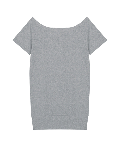 NICK&NICOLE（ニックアンドニコール）の「RAGLAN BOAT NECK KNIT_GRAY（Tシャツ/カットソー・レディース・その他・FREE）」の2枚目の写真