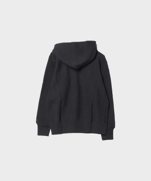Champion（チャンピオン）の「Champion/チャンピオン RW HOODED SWEATSHIRT リバースウィーブ(R) フーデッドスウェットシャツ 秋服 冬服（パーカー・メンズ・ブラック・L）」の2枚目の写真