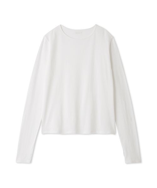 UNDERSON UNDERSON(アンダーソン アンダーソン)の「WASHIエアリーロングTシャツ(Tシャツ/カットソー・レディース・ピンク/ライム/ブラック/ホワイト・F)」の16枚目の写真