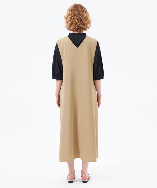 MACKINTOSH PHILOSOPHY(マッキントッシュ フィロソフィー)の「【CRANWELL JUMPER SKIRT(クランウェルジャンパースカート)】ドライツイル(ワンピース・レディース・ブラック・38/36)」の6枚目の写真