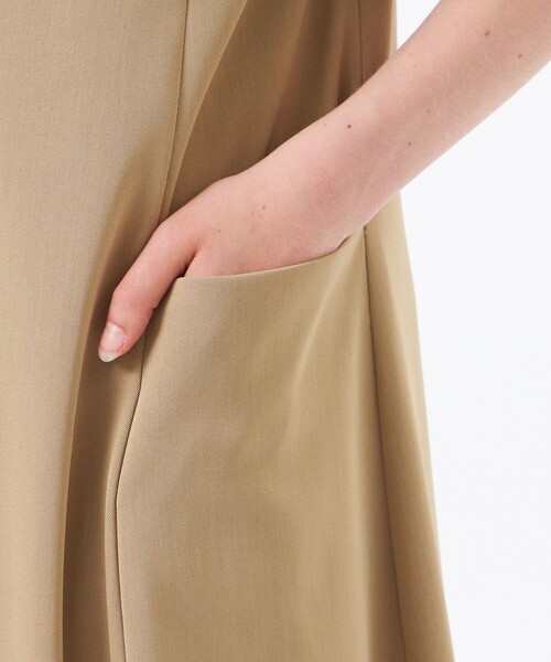 MACKINTOSH PHILOSOPHY(マッキントッシュ フィロソフィー)の「【CRANWELL JUMPER SKIRT(クランウェルジャンパースカート)】ドライツイル(ワンピース・レディース・ブラック・38/36)」の8枚目の写真